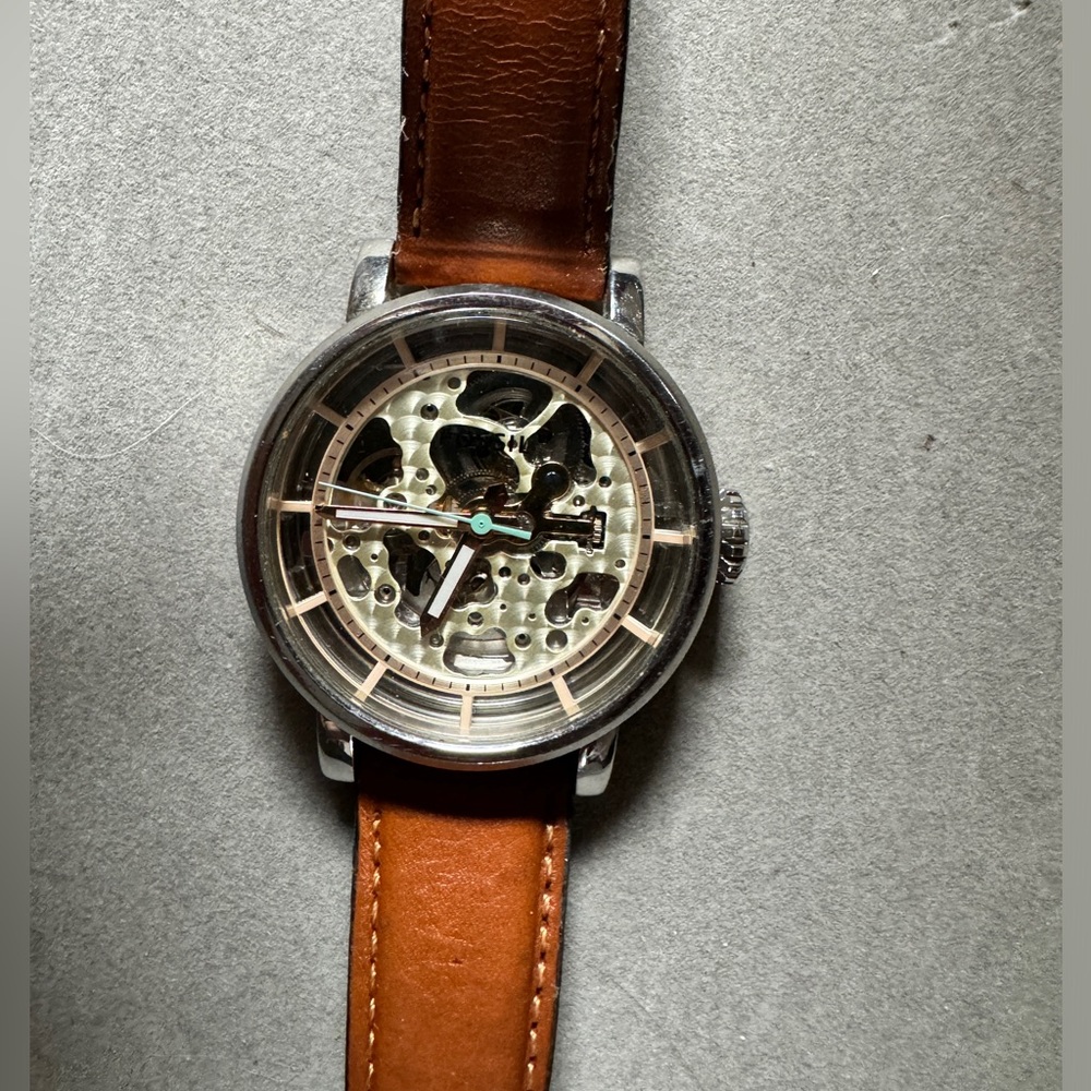 Fossil Mechanical Leather Watch